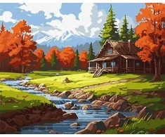 Ideyka Paveikslas skaičiais - Įkvėpimo vieta 40x50cm