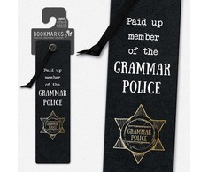 Bookshop Literary Bookmarks - Grammar Police