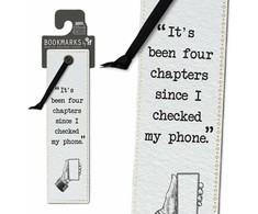 Bookshop Literary Bookmarks - Checked My Phone