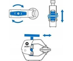 iFixit Clampy – apsauga nuo prispaudimo – siurbtukas elektroniniams prietaisams atidaryti – IF145-513-2