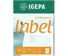 Lipni etiketė 48,5x25,4 IGEPA