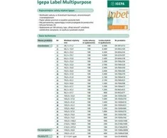 Igepa Lipni etiketė 210x297mm (100 vnt.) CONTILABEL EA-2100X2970