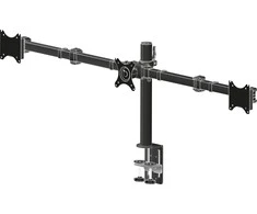 IIYAMA DS1003C-B1 lankstus stalo laikiklis, skirtas trigubui monitoriaus laikikliui su spaustuku arba tarpikliu Ekrano dydis 10-27 colių