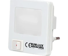 RUM-LUX Naktinė lempa mini LN03 LED kontaktui, balta