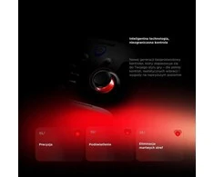 Rampage Hydra Pro Pad ausinės RGB 2.4G, juodas, magnetiniai paleidikliai