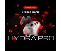 „Rampage Hydra Pro Pad“ kilimėlis RGB 2.4G, magnetiniai paleidikliai su Balta įkrovimo stotele