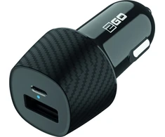 Įkroviklis 2GO 2GO KFZ-Ladegerät 20W 1xUSB-C 1xUSB-A juodas