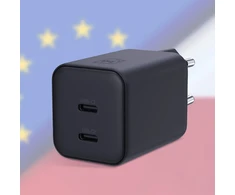 3mk Hyper Charger PD 45W GaN AVS QC4+ PPS AFC FCP DCP 2C Juodas