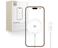 Tech-Protect A54 MagSafe 25W QI2.2 belaidis įkroviklis - Baltas