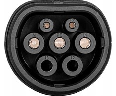 Įkroviklis Akyga Adapteris do ładowania samochodów elektrycznych Akyga AK-SC-E09 Type1 (f) / Type2 (m) 32A