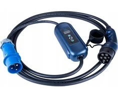 Elektromobilių įkroviklis Akyga AK-EC-14 CEE 3 kontaktų Type2 LCD 1 fazės 32A 7.2kW 5m