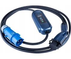 Elektromobilių įkroviklis Akyga AK-EC-15 CEE 3 kontaktų Type1 LCD 1 fazė 32A 7.2kW 5m