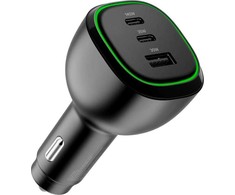 Įkroviklis Alogic Alogic KFZ Lagegerät 165W 3Port 2xUSB-C+1xUSB-A+USB-C kabelis