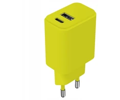 Alogy Telforceone Setty charger USB + USB-C 20W LSIM-AC-2011 lime