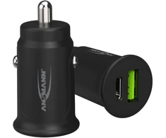 Įkroviklis Ansmann Ansmann CC230PD, Auto, Cigar lighter, 20 V, 3 A, Juodas