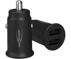 Ansmann automobilinis įkroviklis CC212 2xUSB 2400mA 1000-0030