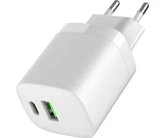 Įkroviklis Art Įkroviklis SIECIOWA GaN PD/QC 4.0 1x USB-C 1x USB-A 30W ART