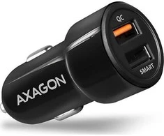 AXAGON Dvigubas automobilinis įkroviklis, 31,5W | PWC-QC5