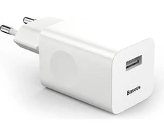 Charger Baseus CCALL-BX02 (USB 3.0, baltos spalvos)