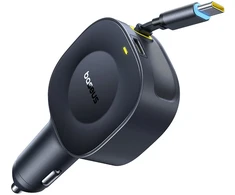 „Baseus PrimeTrip VR2“ 30 W su ištraukiamu USB-C laidu - juoda