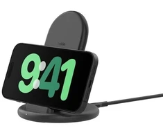 Belkin „BoostCharge“ 9 W belaidis įkrovimas, be maitinimo iš elektros tinklo. WIB006hqBK
