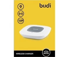 Budi – Qi sertifikuotas įkroviklis įkrauna telefoną belaidžiu būdu