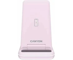 CANYON belaidis įkroviklis WS-304 15W 3in1 Iced Rožinė