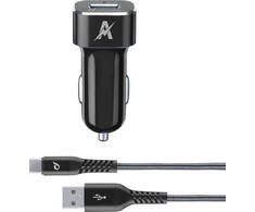 Cellular Line CAR CHARGER KIT TETRA SAMSUNG TYC Juodas