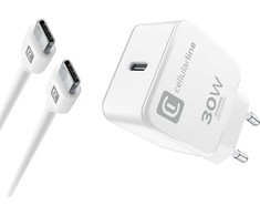 Įkroviklis Cellular Line įkroviklis USB-C Apple 30W PD Baltas (ACHIPHKITC2CPD30WW)
