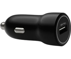 dbramante1928 įkroviklis - automobilinis įkroviklis USB-A 18W - Juodas, automatinis, cigarečių žiebtuvėlis, juodas