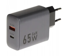 Opti USB sieninis įkroviklis CHAR-X199B-65W-GAN GaN Delta Power
