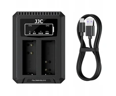Fotoaparato įkroviklis JJC Dvigubas USB-C USB įkroviklis 2x Panasonic Dmw-blg10 / Ble9 / Dch-blg10tc akumuliatoriui (SB12308)