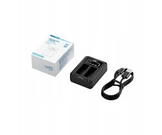 Fotoaparato įkroviklis JJC Dvigubas USB-C USB įkroviklis 2x Panasonic Dmw-blg10 / Ble9 / Dch-blg10tc akumuliatoriui (SB12308)