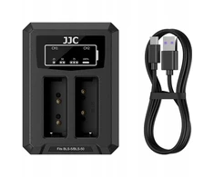 Įkroviklis do aparatu JJC Podwójna Įkroviklis Usb Na 2x Akumuliatorius Bateria Olympus Bls-1 Bls-5 Bls-50 / Dch-bls5tc