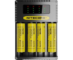 Įkroviklis - Nitecore Ci4 Smart Charger 4 Slots 3000mA Juodas