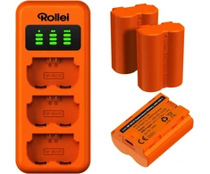 Įkroviklis do aparatu Rollei kroviklis akumulatorów akumulator aparatu cyfrowego USB (20086)