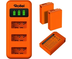 Įkroviklis do aparatu Rollei Akumulatorów Akumuliatorius aparatu cyfrowego USB LP-E17 (20078)