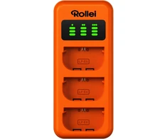 Įkroviklis do aparatu Rollei LP-E6 kroviklis akumulatorów Akumuliatorius aparatu cyfrowego USB (20076)