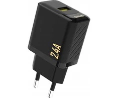 Dudao A23 2.4A USB-A įkroviklis – juodos spalvos