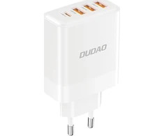 Dudao A5HEU network įkroviklis 3x USB-A 1x USB-C PD20W – baltos spalvos