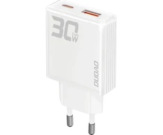 Įkroviklis Dudao (A30EU) (1xUSB-C; 1xUSB 30W) baltas
