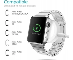 Įkroviklis . ECONOMY Įkroviklis INDUKCYJNA IPHONE USB APPLE WATCH CABLE MAGSAFE APPX