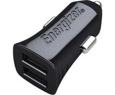 Įkroviklis Energizer Energizer Klasikinis - Automobilių kroviklis 2x USB-A 2.4A 12W (Juoda)
