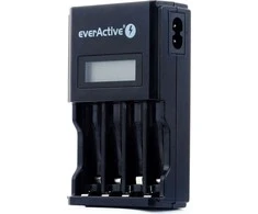 everActive automatinis AA/AAA elementų įkroviklis su LCD ekranu NC-450 Juodas