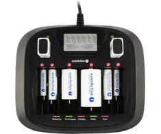 everActive universalus 4 etapų AA AAA C D 9V elementų įkroviklis NC-900U