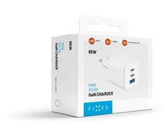 Įkroviklis Fixed Mini 1x USB-A 2x USB-C 3.25 A (FIXCG65M-2C1A-WH)