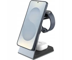 FIXED MagPowerstation Alu for Samsung, Qi2.2, space pilka