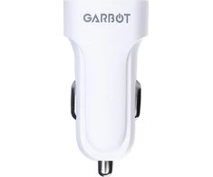 Įkroviklis Garbot Garbot Grab &amp; Go Dual USB automobilio įkroviklis 10W Balta