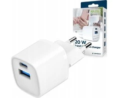 Gembird greitasis įkroviklis | TA-UC-PDQC20-W-01 | USB A+C
