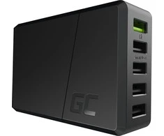 Green Cell Žalias Cell GREENCELL ChargeSource 5 5xUSB 52W sieninis adapteris Ultra Charge ir Smart Charge